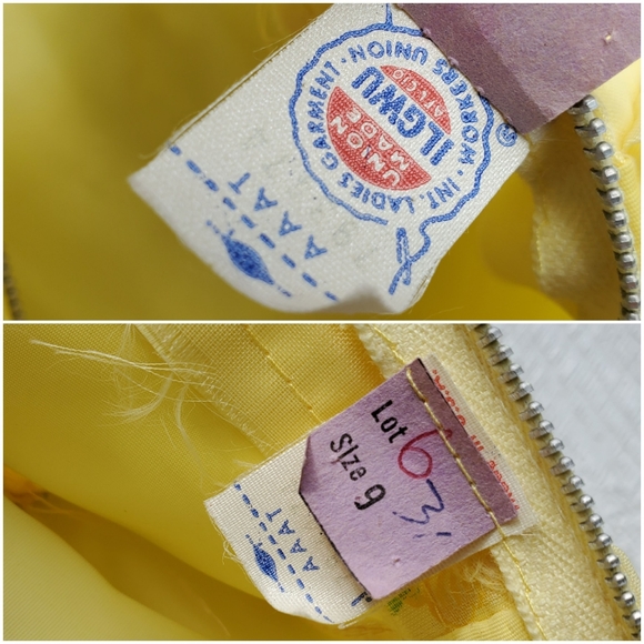 Vintage 1960's/70's Yellow Floral Halter Dress XS - Picture 14 of 16